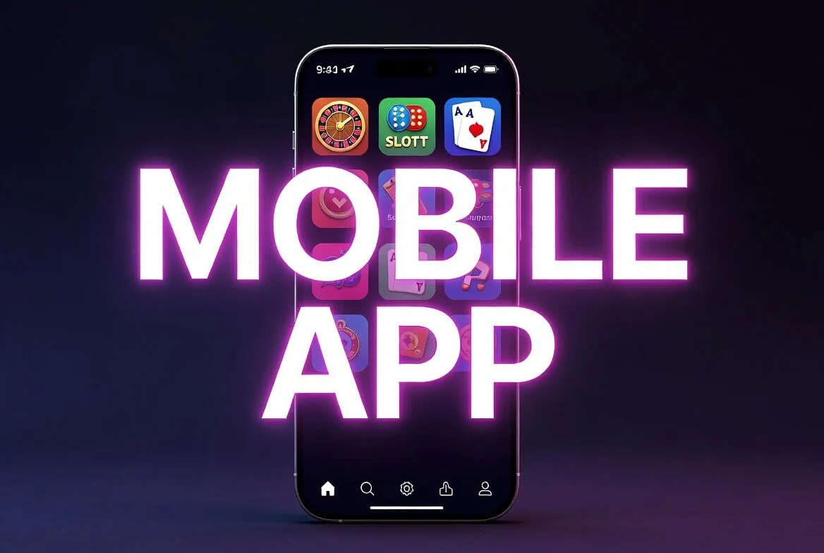 Beef Casino mobile Oberfläche mit Slots und Menü